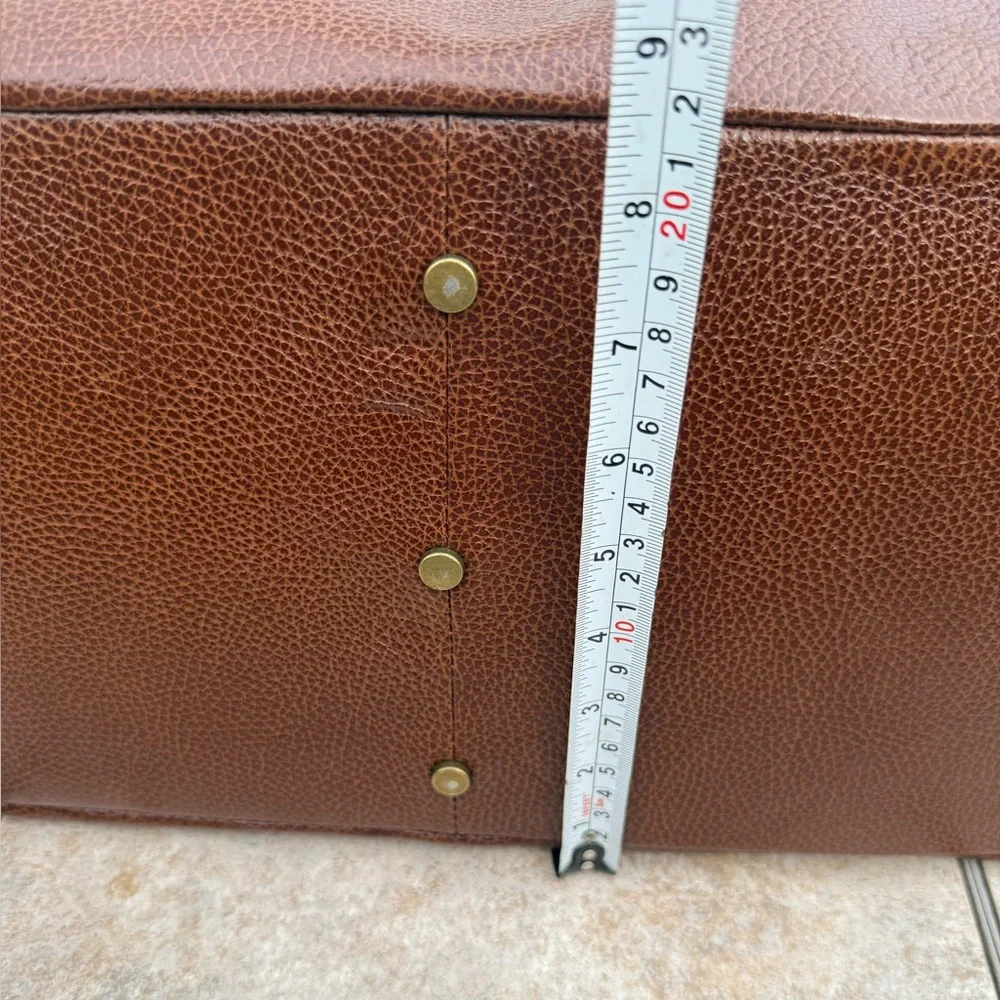 Anonimo Fiorentino Leather Travel Bag Brown Made In Italy